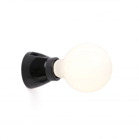 Aplice, corpuri de iluminat pentru pereti - Aplica minimalista perete/ tavan design modern KERA neagra