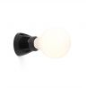 Aplica minimalista perete/ tavan design modern KERA neagra