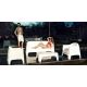 Fotolii - Set de 4 Scaune moderne de exterior / interior design premium SOLID LOUNGE CHAIR