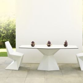 Mese - Masa dining de exterior / interior design ultra-modern premium 180x94cm VERTEX