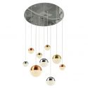 Lustra design modern cu 9 pendule LED Planets 9