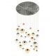 Candelabre, Lustre - Lustra design modern cu 27 pendule LED Planets 27