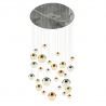 Lustra design modern cu 27 pendule LED Planets 27