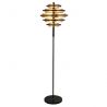 Lampadar LED, Lampa de podea moderna Hive Black/gold