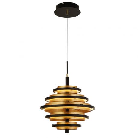 Candelabre, Lustre - Lustra moderna Hive Black/gold