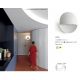 Aplice, corpuri de iluminat pentru pereti - Aplica perete ambientala design modern ERES alba
