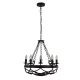 Candelabre, Lustre - Candelabru design rustic Cartwheel III - 5lt