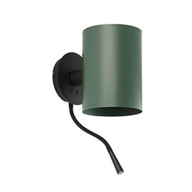 Aplice, corpuri de iluminat pentru pereti - Aplica perete cu reader LED design modern GUADALUPE verde