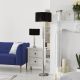 Lampadare - Lampadar, Lampa de podea Chrome/glass