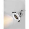 Spot LED directionabil, incastrabil pentru tavan fals, MEA alb