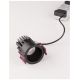 Spoturi tavan fals - Spot LED incastrabil pentru tavan fals BREE negru