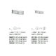 Aplice, corpuri de iluminat pentru pereti - Aplica CLIP AP2 SMALL ARGENTO