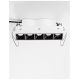 Spoturi tavan fals - Corp incastrabil tavan fals cu 5 spoturi LED SWAN alb/ negru