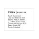 Spoturi tavan fals - Corp incastrabil tavan fals cu 5 spoturi LED SWAN negru