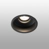 Rama spot incastrabil tavan fals IP44 HYDE Black orientable round
