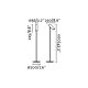 Lampadare - Lampadar design modern minimalist LINK III bronz