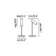 Veioze - Lampa de masa design modern minimalist LINK III bronz