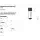 Lampadare - Lampa podea / Lampadar modern design elegant DRUM gri antracit