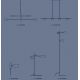 Candelabre, Lustre - Lustra LED cu 4 brate design nordic Clyde