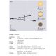 Candelabre, Lustre - Lustra LED cu 4 brate design nordic Clyde