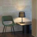 Lampa de masa / Veioza moderna design elegant SAVOY neagra