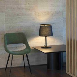 Veioze - Lampa de masa / Veioza moderna design elegant SAVOY neagra