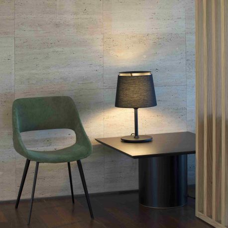Veioze - Lampa de masa / Veioza moderna design elegant SAVOY neagra