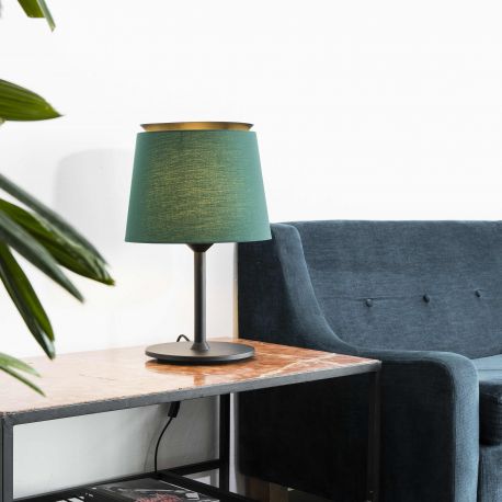 Veioze - Lampa de masa / Veioza moderna design elegant SAVOY negru/verde