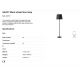 Lampadare - Lampadar / Lampa de podea moderna design elegant SAVOY neagra