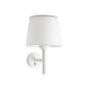 Aplice, corpuri de iluminat pentru pereti - Aplica de perete moderna design elegant SAVOY alba