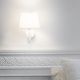 Aplice, corpuri de iluminat pentru pereti - Aplica de perete moderna design elegant SAVOY alba