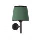 Aplice, corpuri de iluminat pentru pereti - Aplica de perete moderna design elegant SAVOY negru/verde
