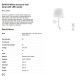 Aplice, corpuri de iluminat pentru pereti - Aplica perete cu reader LED moderna design elegant SAVOY alba