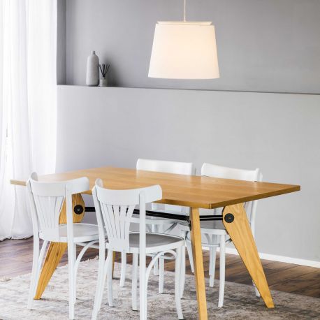 Pendule, Lustre suspendate - Lustra / Pendul modern design elegant 42cm SAVOY alb