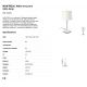 Veioze - Lampa de masa / Veioza moderna design elegant MONTREAL alba