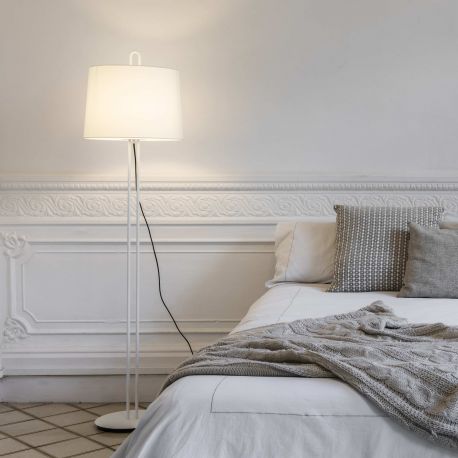 Lampadare - Lampadar / Lampa de podea moderna design elegant MONTREAL alba