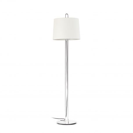 Lampadare - Lampadar / Lampa de podea moderna design elegant MONTREAL crom/alb
