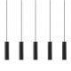 Pendule, Lustre suspendate - Lustra cu 5 pendule stil minimalist design nordic Tilo negru
