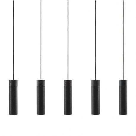 Pendule, Lustre suspendate - Lustra cu 5 pendule stil minimalist design nordic Tilo negru