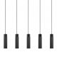 Pendule, Lustre suspendate - Lustra cu 5 pendule stil minimalist design nordic Tilo negru
