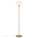 Lampadar, Lampa de podea design nordic Alton, alama/ alb