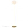Lampadar, Lampa de podea design nordic Alton, alama/ alb