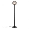 Lampadar, Lampa de podea design nordic Alton, negru/ fumuriu
