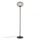 Lampadare - Lampadar, Lampa de podea design nordic Alton, negru/ fumuriu