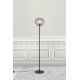 Lampadare - Lampadar, Lampa de podea design nordic Alton, negru/ fumuriu