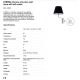Aplice, corpuri de iluminat pentru pereti - Aplica cu reader LED pe stanga design elegant ETERNA crom/alb
