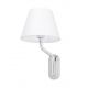 Aplice, corpuri de iluminat pentru pereti - Aplica de perete moderna design elegant ETERNA crom/alb