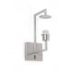 Aplice, corpuri de iluminat pentru pereti - Aplica de perete eleganta design clasic FRAME nickel/negru
