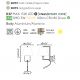 Aplice, corpuri de iluminat pentru pereti - Aplica perete cu reader LED design clasic FRAME auriu antic/negru