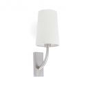 Aplica de perete eleganta design clasic REM nickel/alb